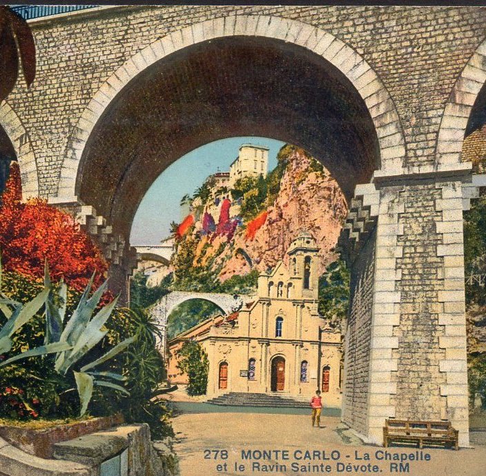 Timbres-Poste Stamps Monaco Pont Ste Dévote